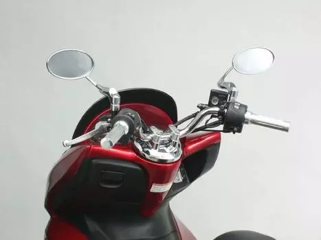 Руль HURRICANE Mini узкий хромированный PCX (Только комплект) HB0023C-10