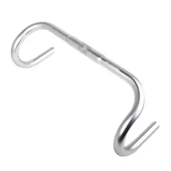 Руль из алюминиевого сплава с наклоном и изгибом, черная матовая поверхность