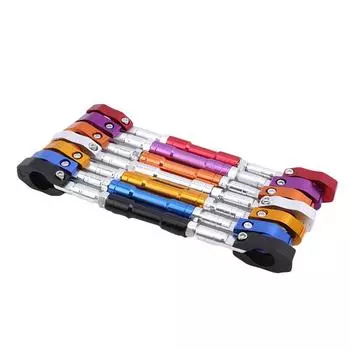 Руль перекладина универсальная регулируемая усиленная мотоциклетная руль перекладина балансировочные рычаги накладка на перекладину оранжевый