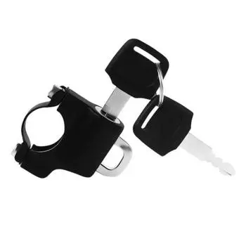 Руль с замком для мотоциклетного шлема, 7/8 дюйма, 22-28 мм, трубка, противоугонная защита мотоцикла