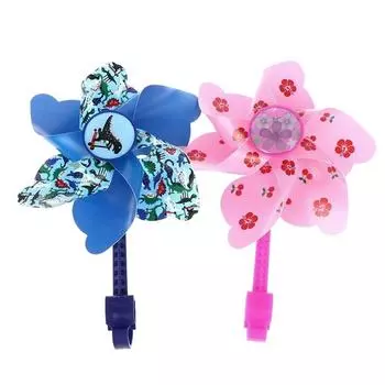 Руль самоката для велосипеда, вертушка, цветок, вертушка, детский велосипед, вертушка, велосипед, ветряная мельница, украшение Blue dinosaur