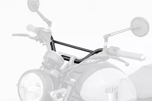 Руль велосипеда Kijima с трекером, изменение положения руля, сталь, матово-черный, XSR125( 24-/RE46J) 204-3397