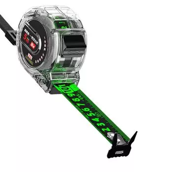 Рулетка 16,4 фута Измерительная лента Выдвижной самоблокирующийся измеритель ленты Легко читаемая измерительная лента 5X19