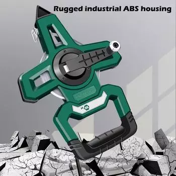 Рулетка 30/50/100 м, подключаемая к земле, портативная измерительная линейка, инструменты для измерения земли для украшения строительства