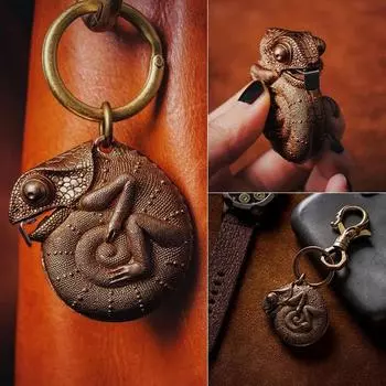 Рулетка Folulus Chameleon, латунная рулетка для ног животных, метрическая рулетка One Size жёлтый