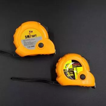 Рулетка-улитка 5 метров из нержавеющей стали для повседневных измерений Инженерная измерительная лента для деревообработки Износостойкая растяжимая стальная лента 3M