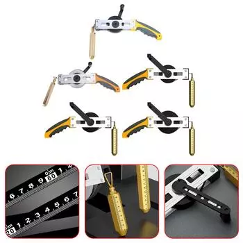 Рулетки для измерения уровня нефтяных резервуаров 5/10/15/20/30 м, измерительная линейка с взрывозащищенным латунным отвесом, резиновая ручка 5M