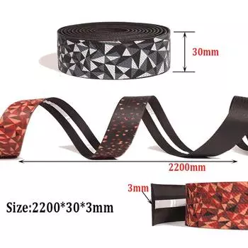 Рулевая лента для шоссейного велосипеда, полиуретановая амортизирующая велосипедная рулевая лента с заглушками на концах руля, противоскользящая, антивибрационная, ремни, лента для руля