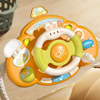 Рулевое колесо автомобиля игрушка вождение раннее образовательное портативный контроллер детский музыкальный