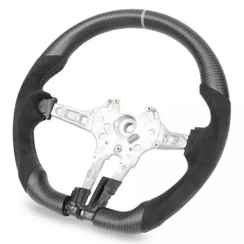 Рулевое колесо из матового углеродного волокна для F20 F22 F30 F32 F87 F80 F82 M140i M2 M3 M4 чёрный