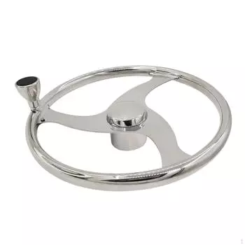 Рулевое колесо из нержавеющей стали профессионального морского класса для скоростных катеров 13,5 дюймов 13.5 inch