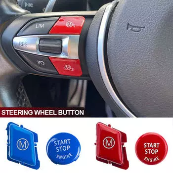 Рулевое колесо M M1 M2 крышка переключателя кнопок для BMW M3 M4 M5 M6 X5M X6M F80 F82 F83 F10 F06 F15 F16 и 3 серии E90 E92 E93 M3