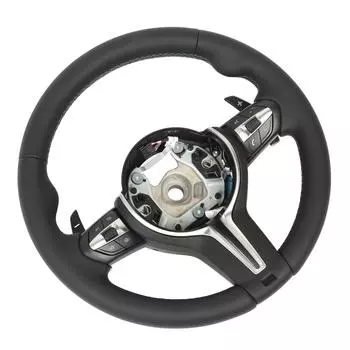 Рулевое колесо в стиле OEM из кожи наппа, подходит для F20 F22 F30 F32 F15 F16 F80 F82 M3 M4 M2 чёрный