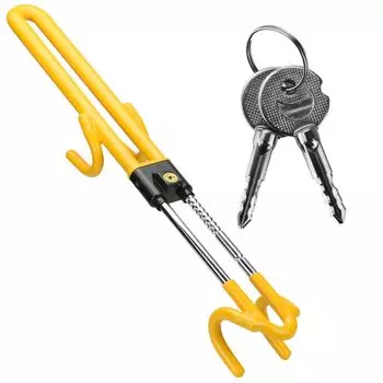 Рулевое управление Рулевое колесо Реле Двойной Телескопический Универсальный замок, фиксация, нападение, Защита от кражи, Защита от взлома, безопасность, тип,