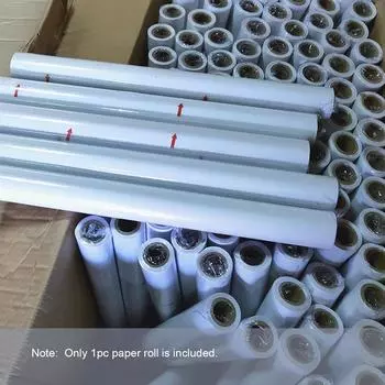 Белая бумага для детского творчества в рулоне 44cmx10m