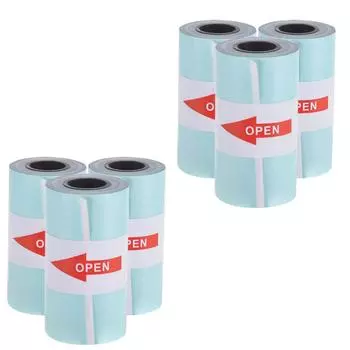 Рулон бумаги для печати наклеек, бумага для прямой термопечати с самоклеящейся пленкой, 57*30 мм для карманного термопринтера PeriPage A6 для фотопринтера PAPERANG P1/P2 3Pcs