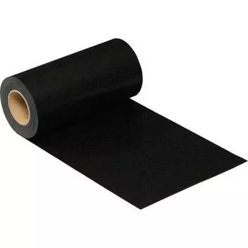Рулон натуральной резиновой доски Hikari NR черного цвета, толщина 1 мм x 300 мм, рулон 10 м GR1-3001