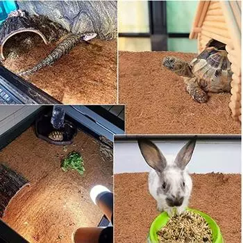 Рулон растительного волокна, натуральный ковер для рептилий, коврик для рептилий, постельные принадлежности, изоляционный цветочный горшок, корзина, подкладочный лист из кокосовой койры, кокос