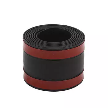 Рулон самоклеящейся ПВХ-прокладки для шнура - напольное и настенное покрытие для кабеля, управление безопасностью проводов для дома и офиса One Size чёрный