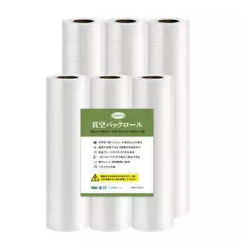 Рулон вакуумной упаковки Deefre 20X600 см 3 шт. Рулон 28X600 см 3 шт. для вакуумной упаковочной машины Вакуумный упаковочный пакет безопасный материал Не содержит бисфенол А Пищевой запайщик