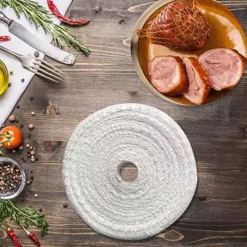 Рулонная хлопковая сетка для мяса, носок для ветчины, колбаса, свинина, мясной шпагат, сетчатая сумка (2м)