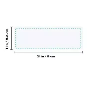 Рулонная наклейка 2,5x5 см удобна, легко снимается, надежна 150pcs