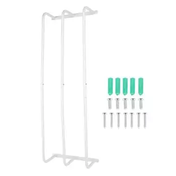 Рулонная вешалка для полотенец, три трубки, железный настенный держатель для полотенец, вертикальная вешалка для полотенец для ванной комнаты белый