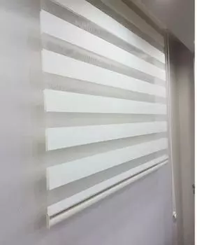 Рулонные жалюзи Зебра Экрю