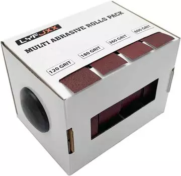 Рулоны наждачной бумаги с 4 зернистостью. Длинные рулоны абразивной наждачной бумаги с дозатором для полировки. 120, 180, 360, 600 зерен на рулон, 6 метров. 4rolls 6m