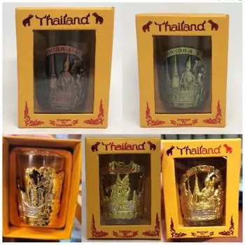 Рюмка из легированной стали, традиционный танцевальный храм, чашка, винтажный серебристый, золотой цвет, бар, паб, клуб, ресторан, посуда для напитков, инструменты для бармена x 1