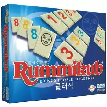Руммикуб Классик, смешанные цвета, корейские игрушки