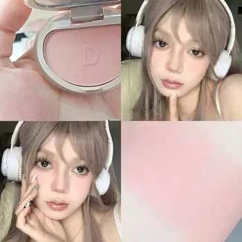 Румяна для девочек Персиковый молочно-розовый крем Макияж Румяна Палитра для контура щек Пудра Косметика Румяна Крем для макияжа Румяна для щек Румяна