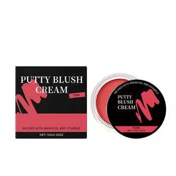 Румяна-грязь создают естественный розовый макияж с нежным и стойким макияжем и мягкой текстурой. One Size розовый