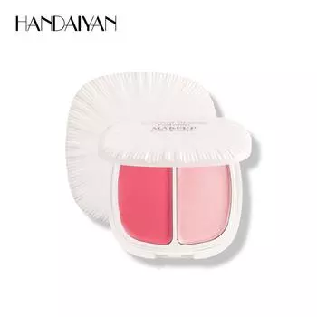 Румяна-хайлайтер 2-в-1, стойкие водостойкие многоцелевые контурные и хайлайтерные румяна для макияжа color