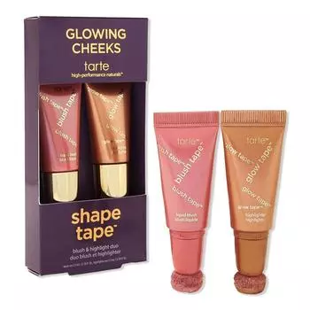 Румяна-хайлайтер Tarte Glowing Cheeks Duo