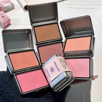 Румяна Square Iron Box, прозрачный и чистый корейский порошок Sweet Sister Yuanqi, не летающий! 01#