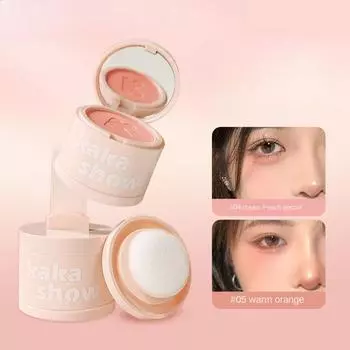 Румяна Velvet Mist Blush Sweet Face Meta Girly Натуральные универсальные невыборные средства для кожи в комплекте с пуховкой