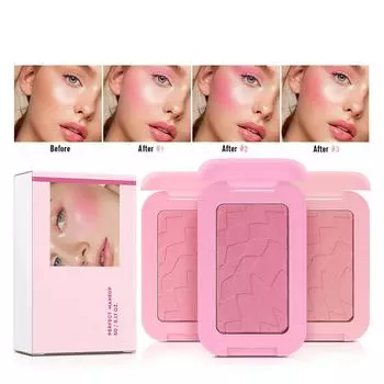 Румяна Водостойкие и устойчивые к поту Стойкие цветные румяна Пудровые румяна One Size