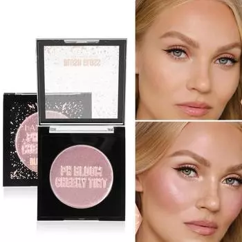 Румяна в квадратной пластине Warm Change Solid Blush Paste, многоцелевая паста для макияжа Lady Style, три цвета в наличии
