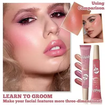 Румяна водостойкие и устойчивые к поту стойкие цветные румяна жидкие румяна One Size