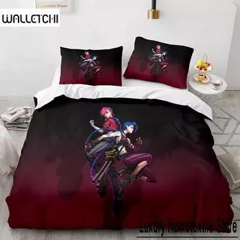 Runaway Lol Jinx Bedding Set Single Twin Full Queen King Size Bed Set Adult Kid Bedroom Duvet cover Set ropa de cama matrimonio 70x133cm 2pcs
