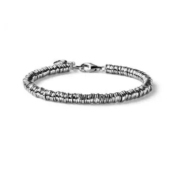 Runda Высококачественный браслет-цепочка из нержавеющей стали для мужчин и женщин, ювелирные изделия 17 and 3cm