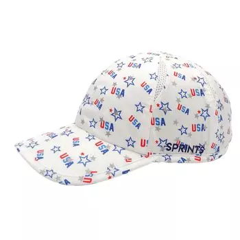 Running Cap Sprints USA Flash Reflective OG Hat Sports Cap Night Run [Sprints] Men s Women s чёрный