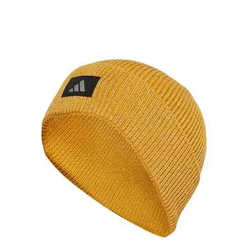 Running Knit Hat RDY Reflective Running Beanie DME99 Yellow OSFW [Adidas] COLD. Men s Pre-Rubbed (IM1213)