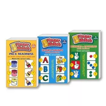 Running Lab Ups Finger Match Game Card Book Set of 3, popular Korean game