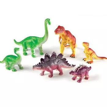 Running Resource Jumbo Dinosaur Family Figures Set 6p LER0836, популярные игрушки в Корее