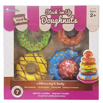Running Resources Smart Cookie Donut Stacking EDU7352, Смешанные цвета, Корейские детские товары