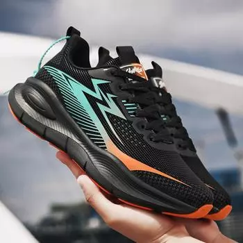 Running Shoes for Men Autumn Chunky Sneakers Basketball Shoes Hiking Walking Shoes Unisex Women Sneakers Plus Size Luxury Brands 39 черный серый