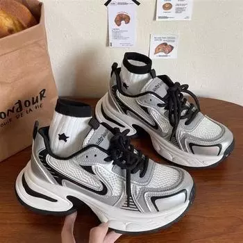 Running Shoes Ladies Breathable Sneakers Summer Light Mesh Air Cushion Women s Sports Shoes Outdoor Lace Up Training Shoes S05 35