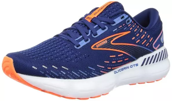 Running Shoes Lightweight Cushion Glycerin GTS 20 Navy cm D [Brooks] Men s 25.0